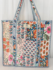 Wildflower Patch Quilted Tote Bag - Southern Soule Designs