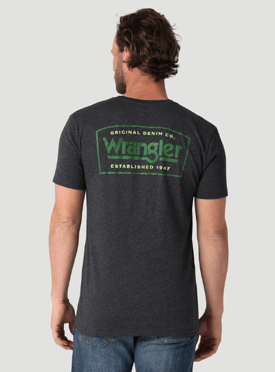 Wrangler 112325751 Caviar Heather Tee - Southern Soule Designs