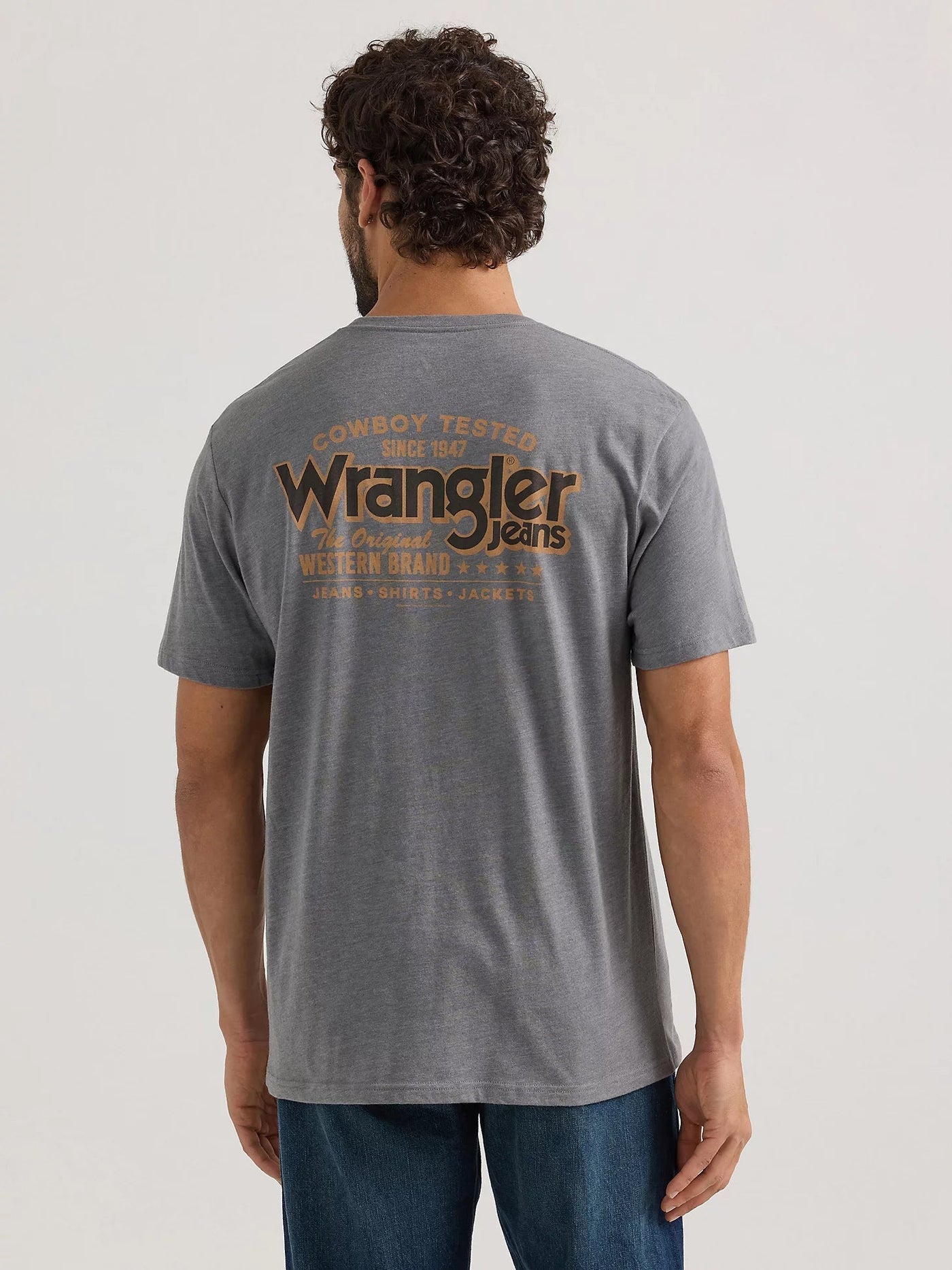 Wrangler 112350042 Grey WRG Original Tee - Southern Soule Designs