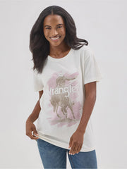 Wrangler 112350116 WMS Cream Cowboy Tee - Southern Soule Designs
