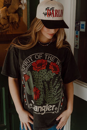 Wrangler Cactus Flowers Oversized Tee 112354382 - Southern Soule Designs