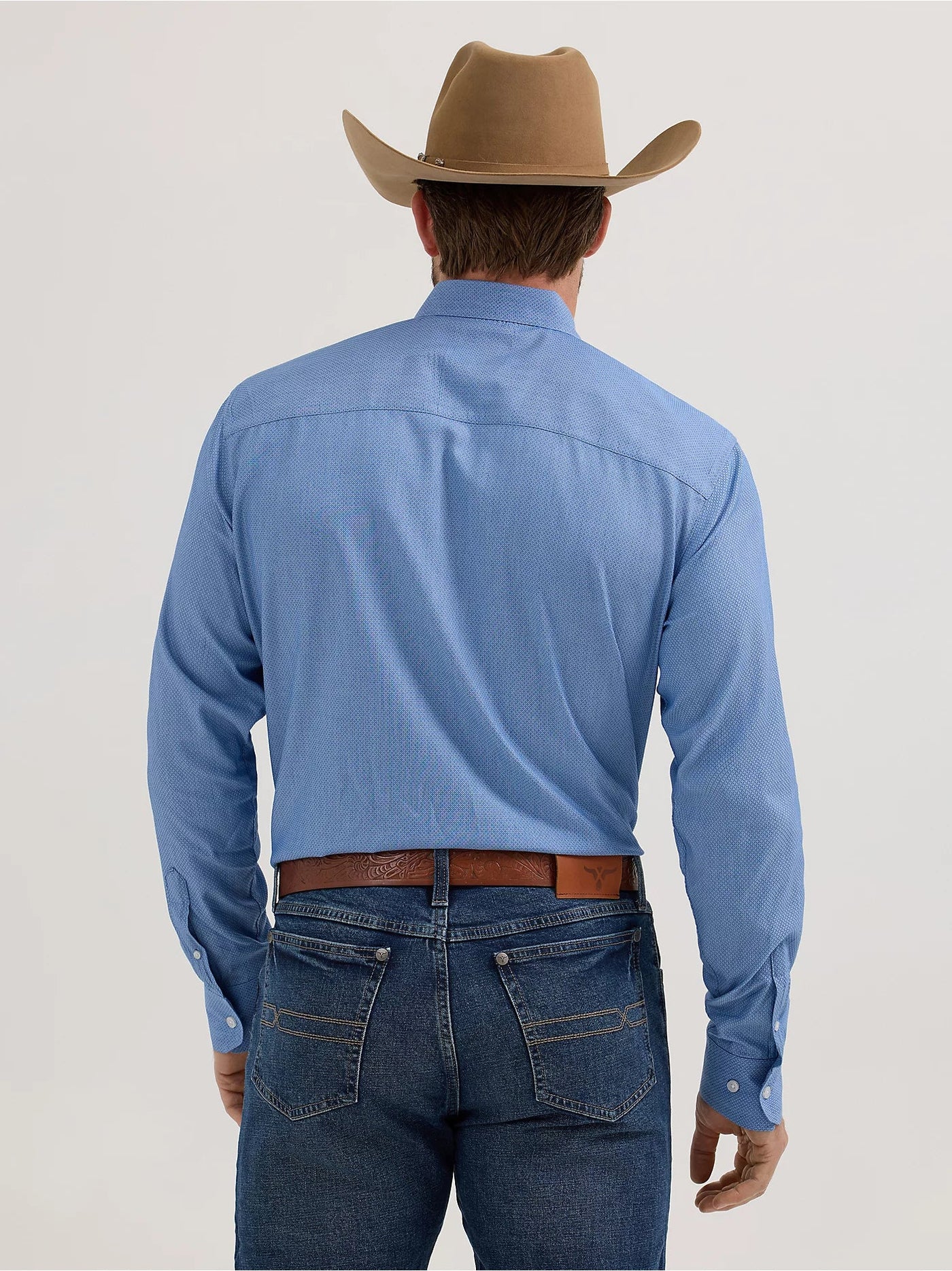 Wrangler Cody Johnson Long Sleeve Shirt Blue Diamonds 112357668 - Southern Soule Designs