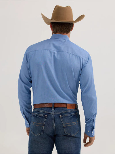 Wrangler Cody Johnson Long Sleeve Shirt Blue Diamonds 112357668 - Southern Soule Designs