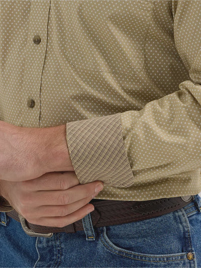 Wrangler George Strait Long Sleeve Sand Slashes 112356610 - Southern Soule Designs