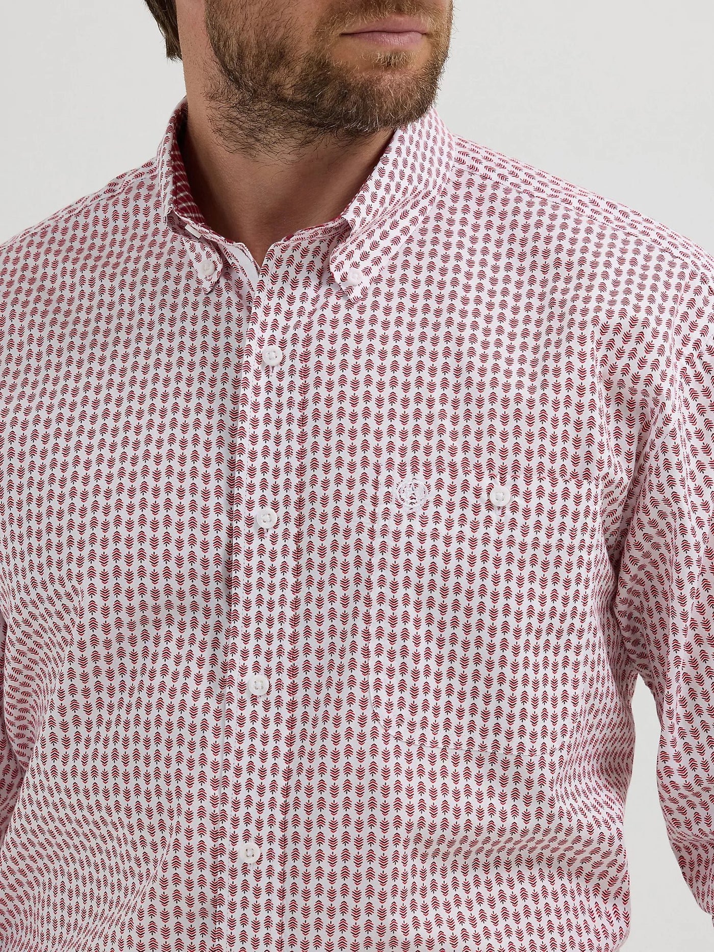 Wrangler George Strait Long Sleeve Scarlet Tree 112356600 - Southern Soule Designs