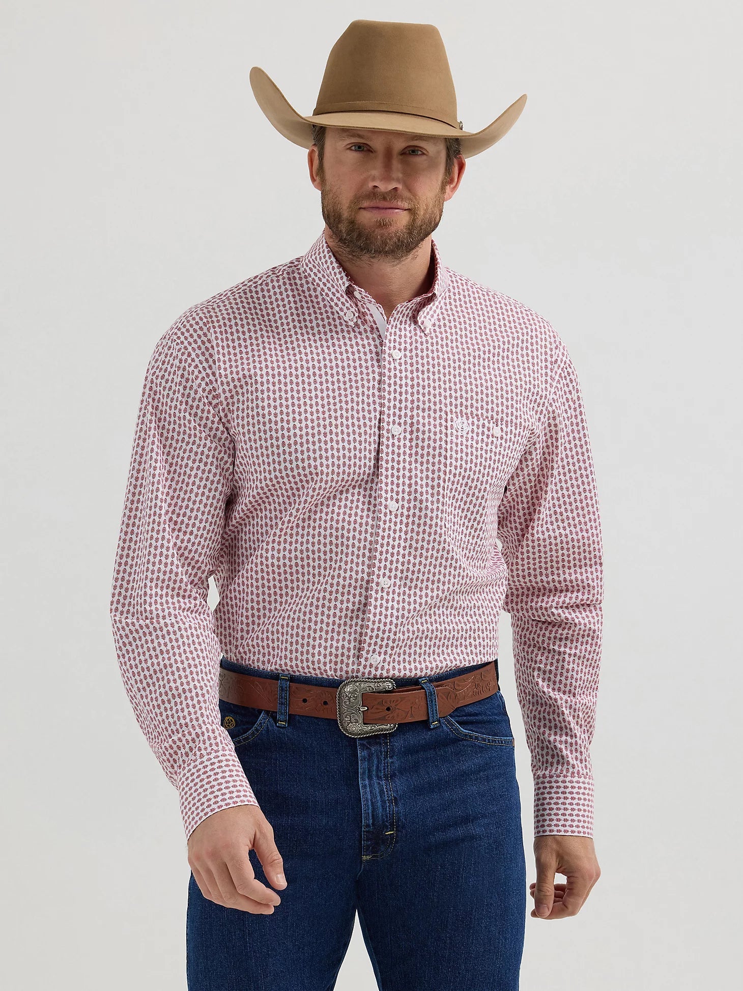 Wrangler George Strait Long Sleeve Scarlet Tree 112356600 - Southern Soule Designs