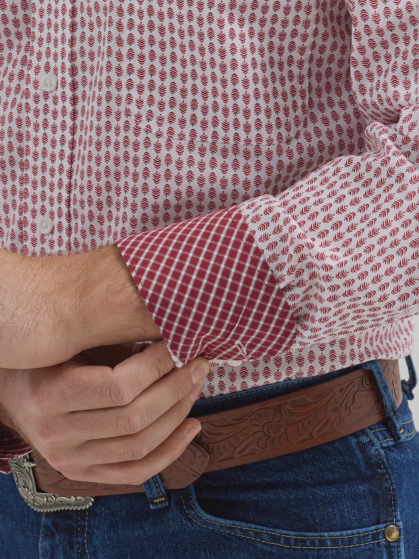 Wrangler George Strait Long Sleeve Scarlet Tree 112356600 - Southern Soule Designs