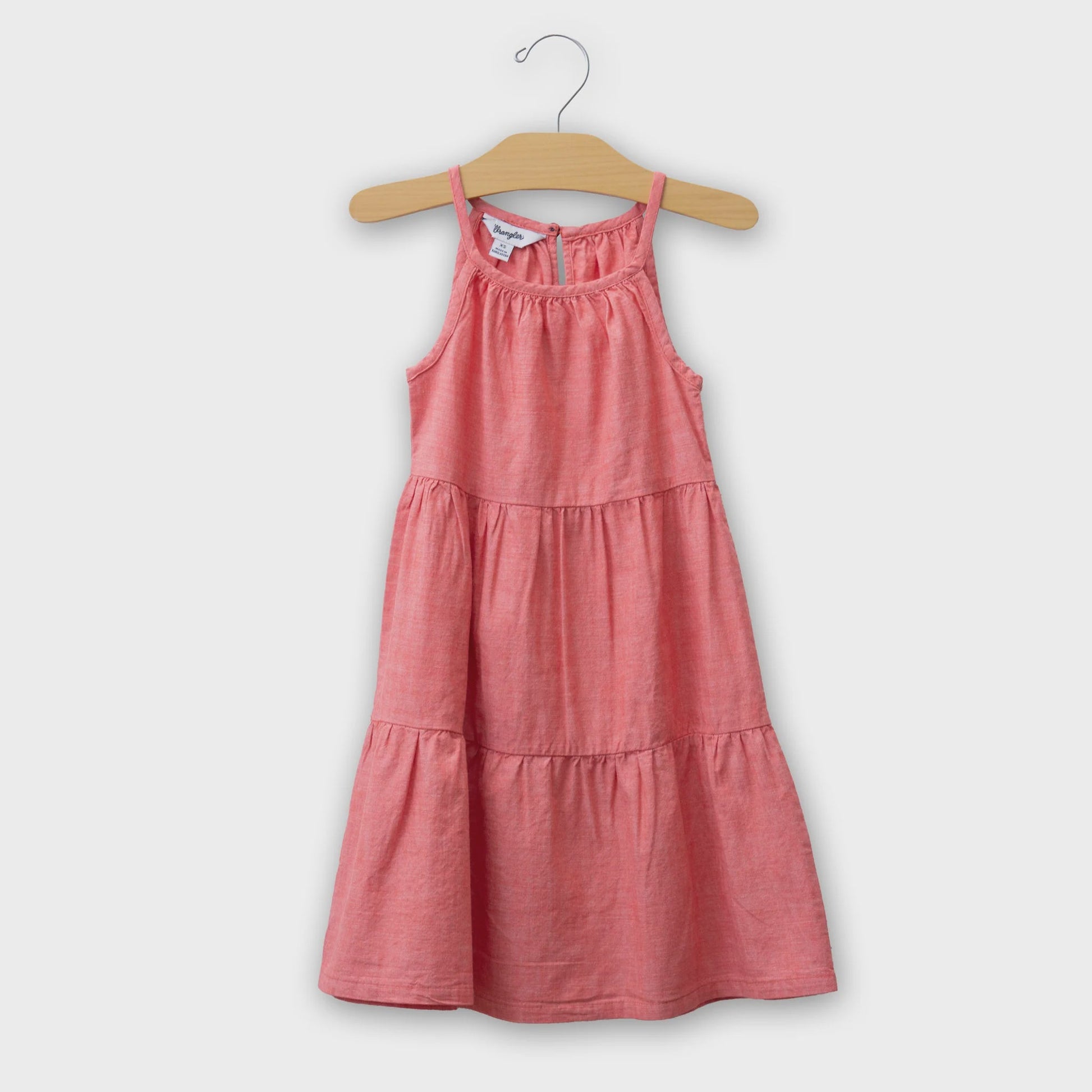 Wrangler Girl's Tiered Tank Maxi Dress Red 112365063 - Southern Soule Designs