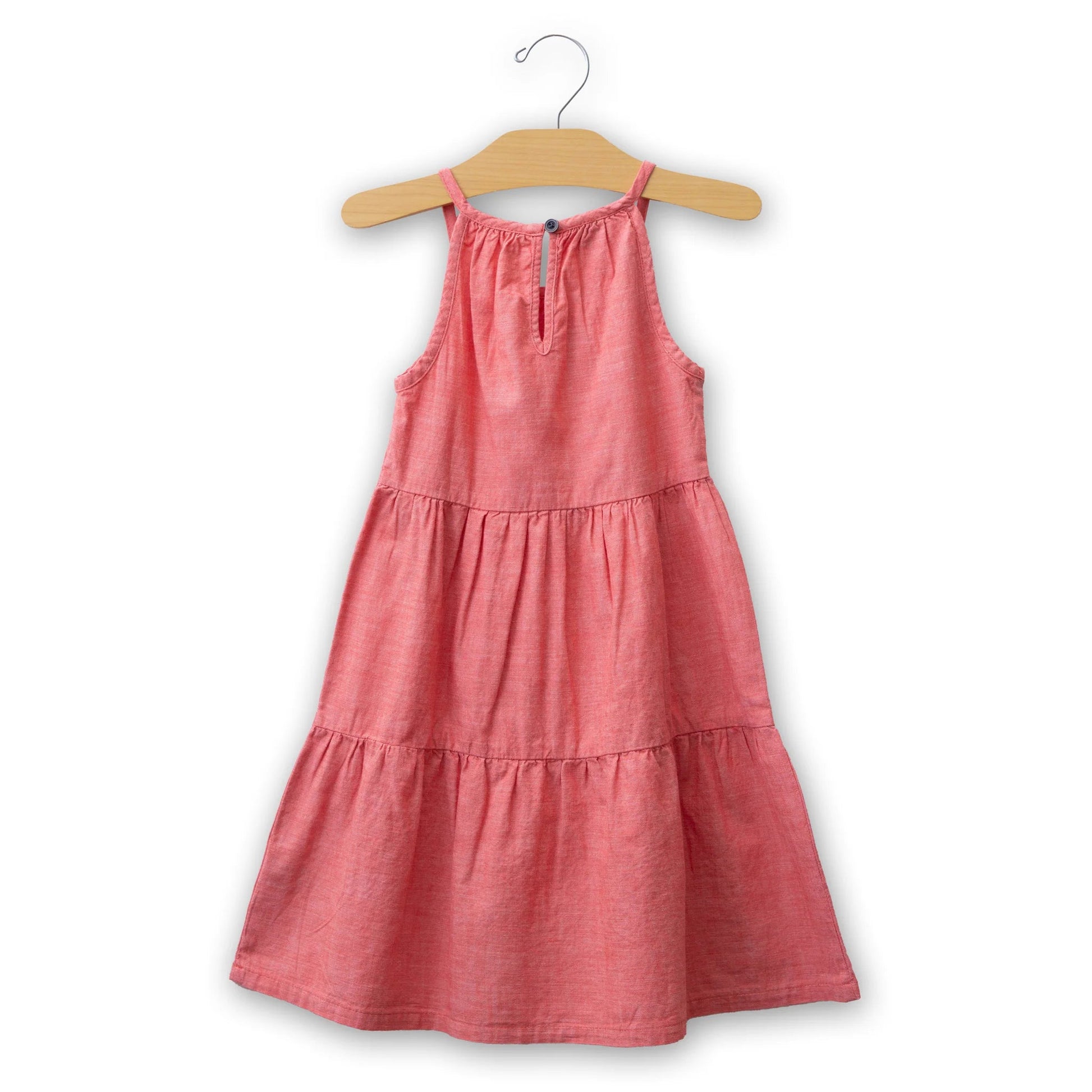 Wrangler Girl's Tiered Tank Maxi Dress Red 112365063 - Southern Soule Designs