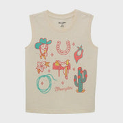 Wrangler Girl's Western Graphic Tank 112364326 - Southern Soule Designs