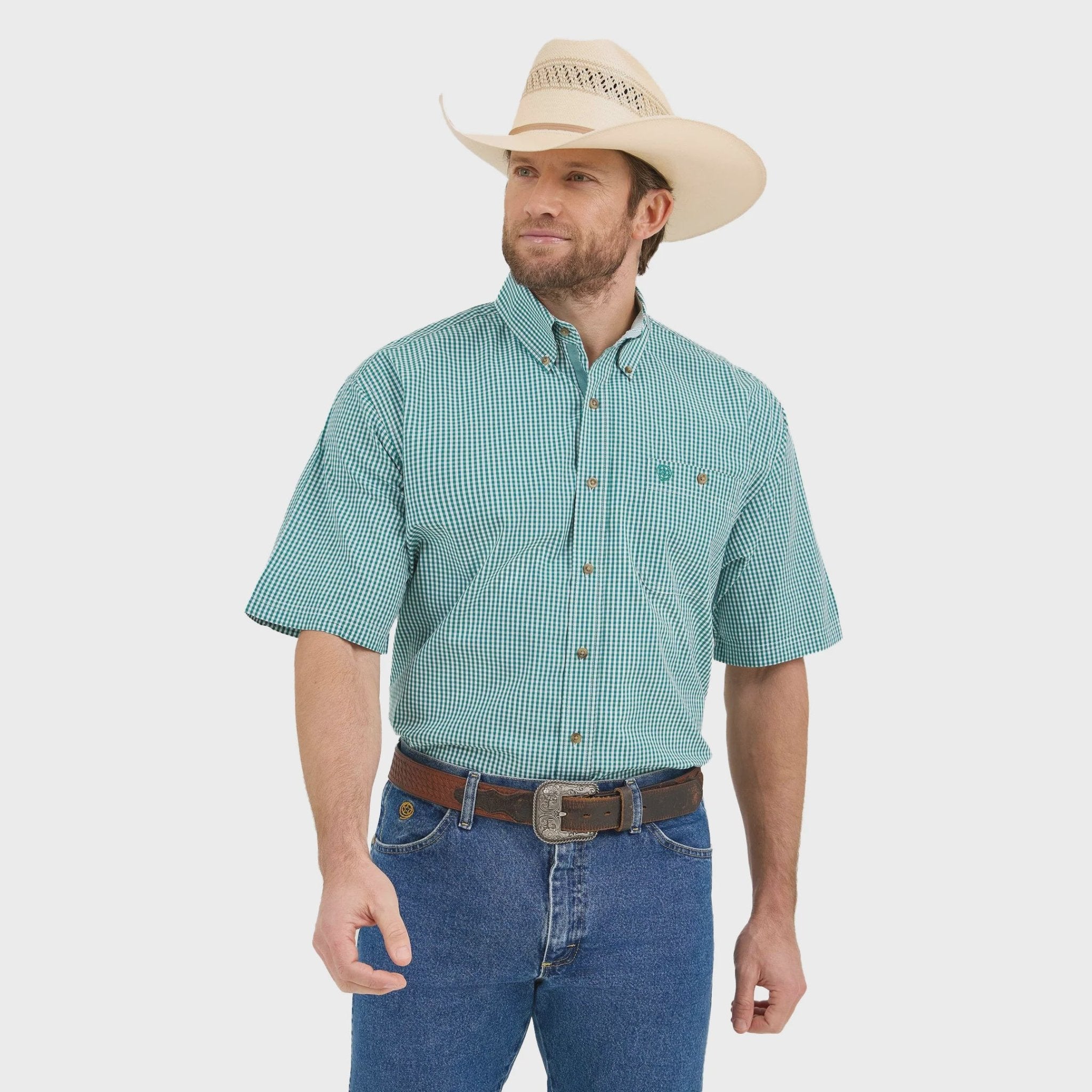 Wrangler Men's George Strait Short Sleeve Shirt 112360065 - Southern Soule Designs