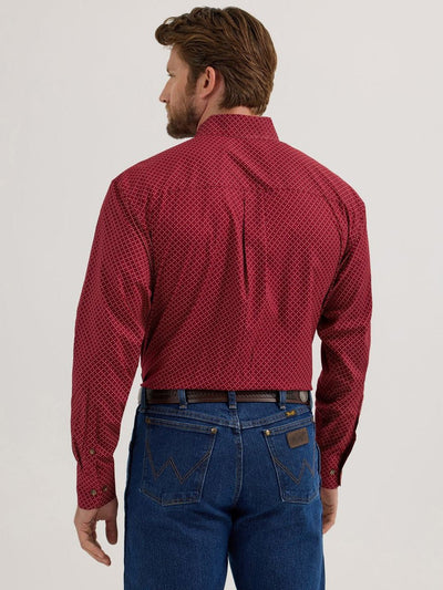 Wrangler MNS Classic Long Sleeve Red 112355332 - Southern Soule Designs