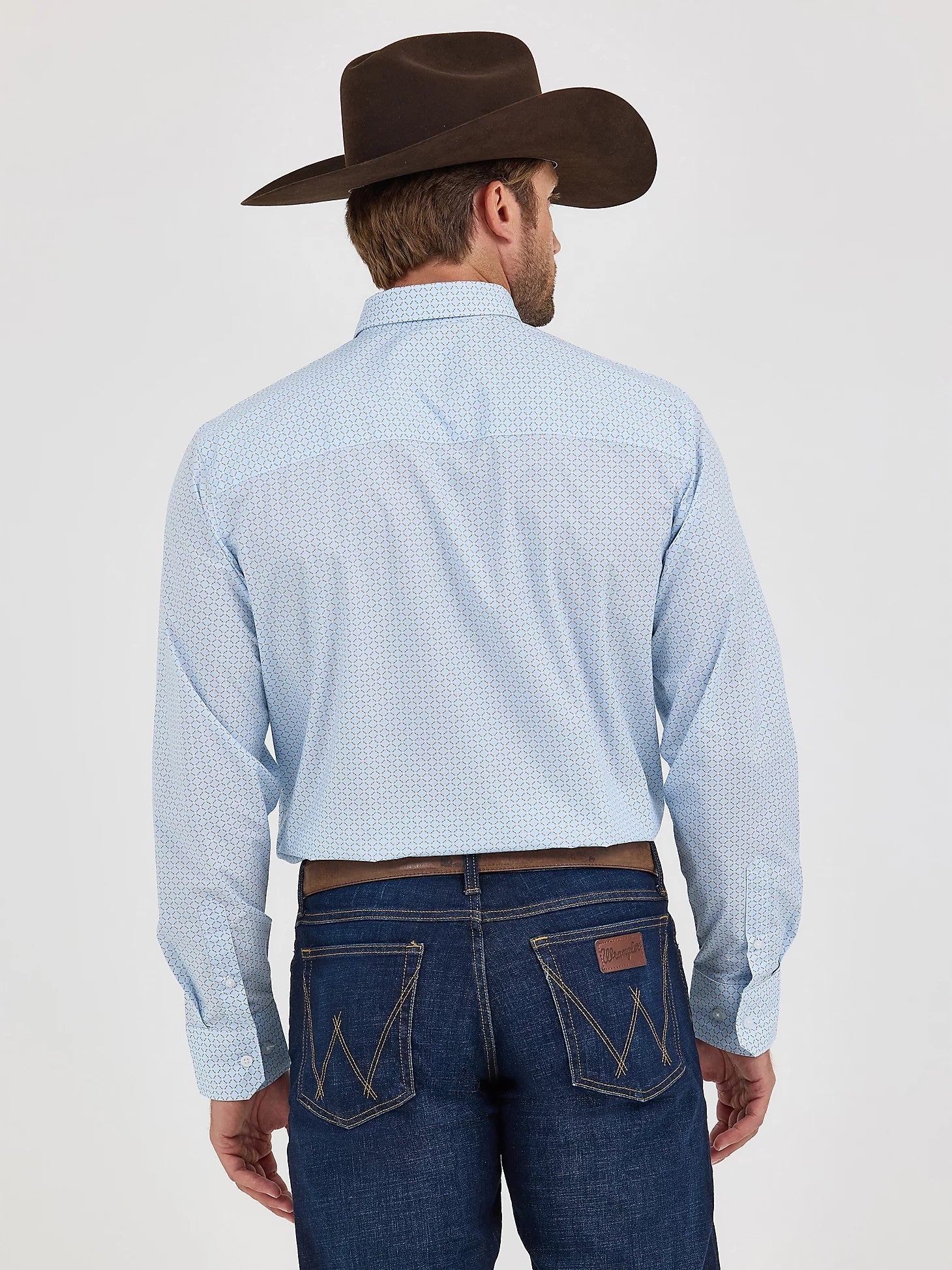 Wrangler MNS Cody Johnson Long Sleeve Pale Blue 112357670 - Southern Soule Designs