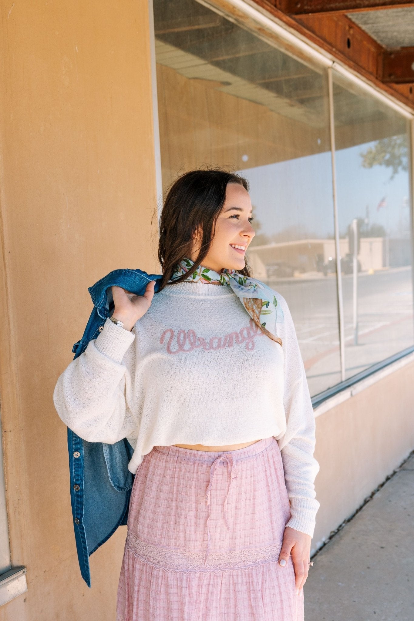 Wrangler WMS Logo Long Sleeve Sweater 112361183 - Southern Soule Designs