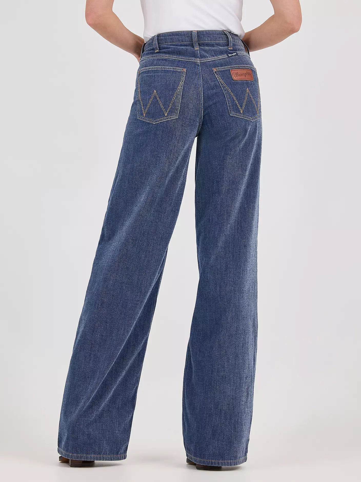 Wrangler Women's Bailey High Rise Airy Wide Leg Jean Reagan 112371956 - Southern Soule Designs