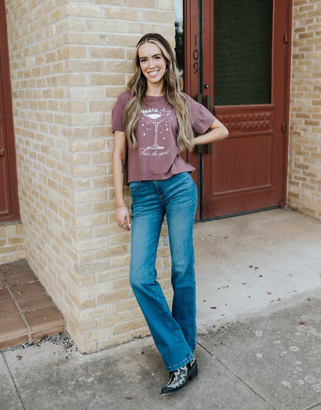 Wrangler Women's Bespoke High Rise Bootcut Jean Pearl 112374971 - Southern Soule Designs