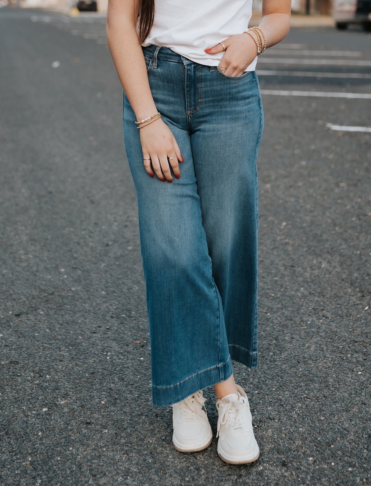 Wrangler Women's Bespoke Wide Crop Jean Miranda 112374997 - Southern Soule Designs