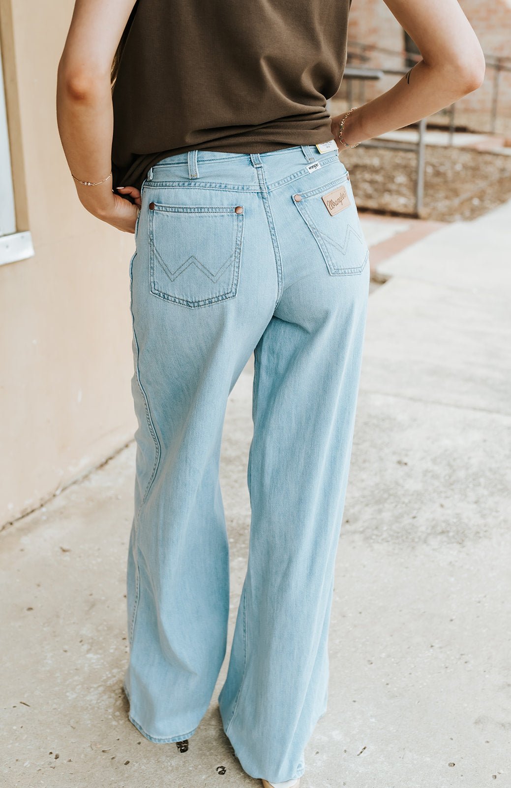 Wrangler Women's Canyon Wide Leg Jean in Trophy Twilight 112378553 - Southern Soule Designs
