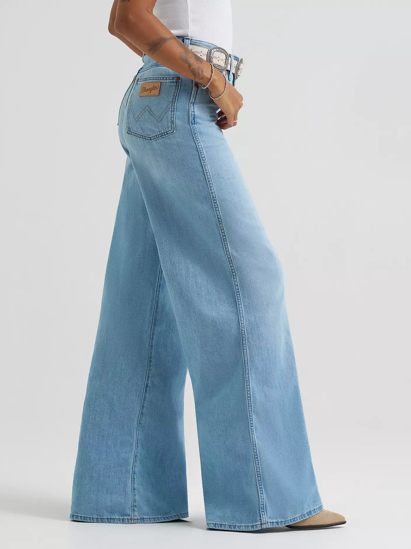Wrangler Women's Canyon Wide Leg Jean in Trophy Twilight 112378553 - Southern Soule Designs