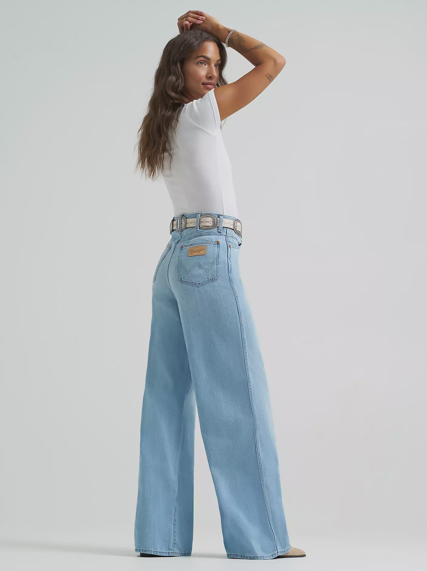 Wrangler Women's Canyon Wide Leg Jean in Trophy Twilight 112378553 - Southern Soule Designs