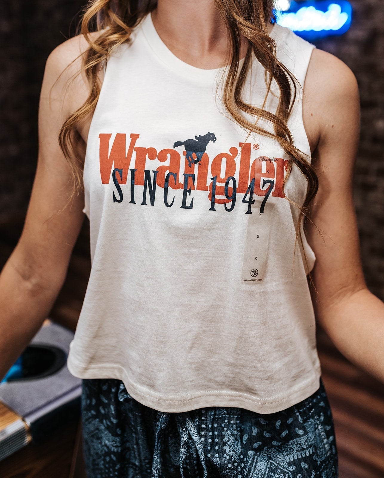 Wrangler Women's GBU Egret Tank 112375847 - Southern Soule Designs