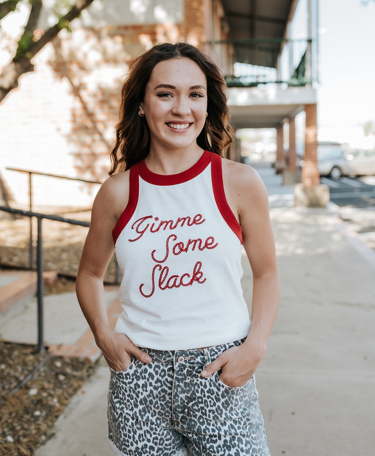 Wrangler Women's Gimme Some Slack White Tank 112380487 - Southern Soule Designs