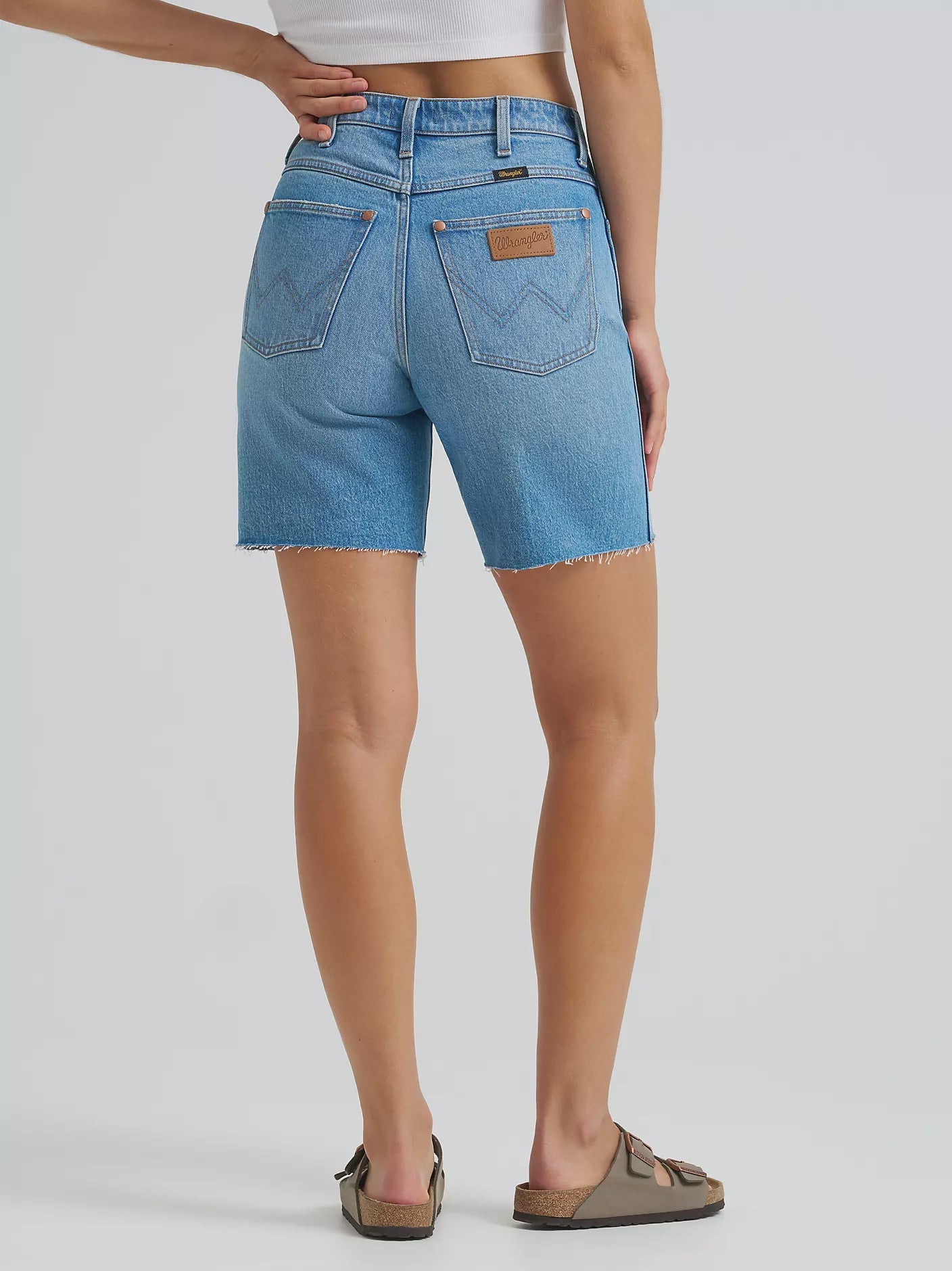 Wrangler Women's Longline Cowboy Shorts Riyah 112378554 - Southern Soule Designs