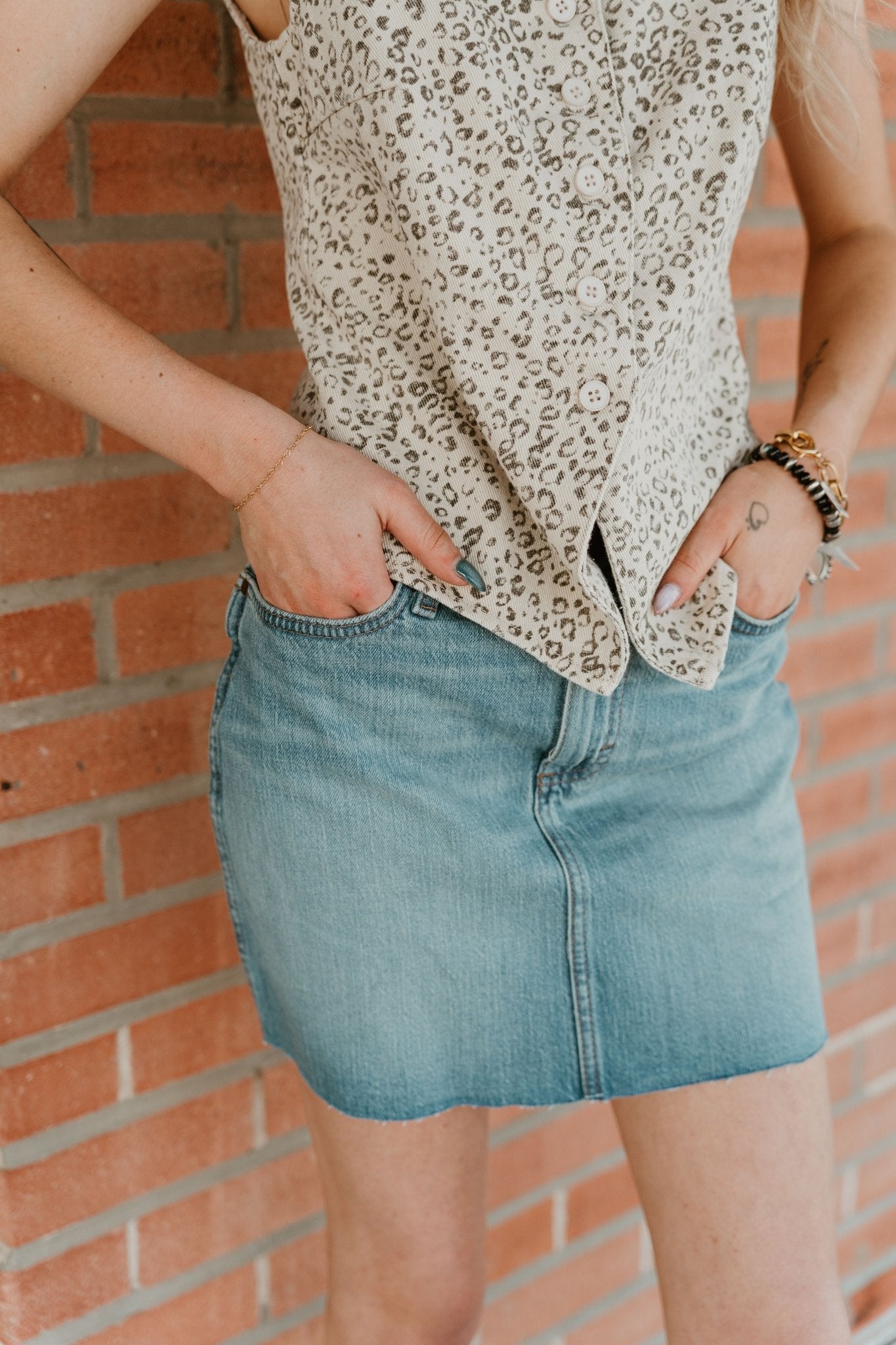 Wrangler Women's Retro Bailey Denim Skirt River 112364627 - Southern Soule Designs