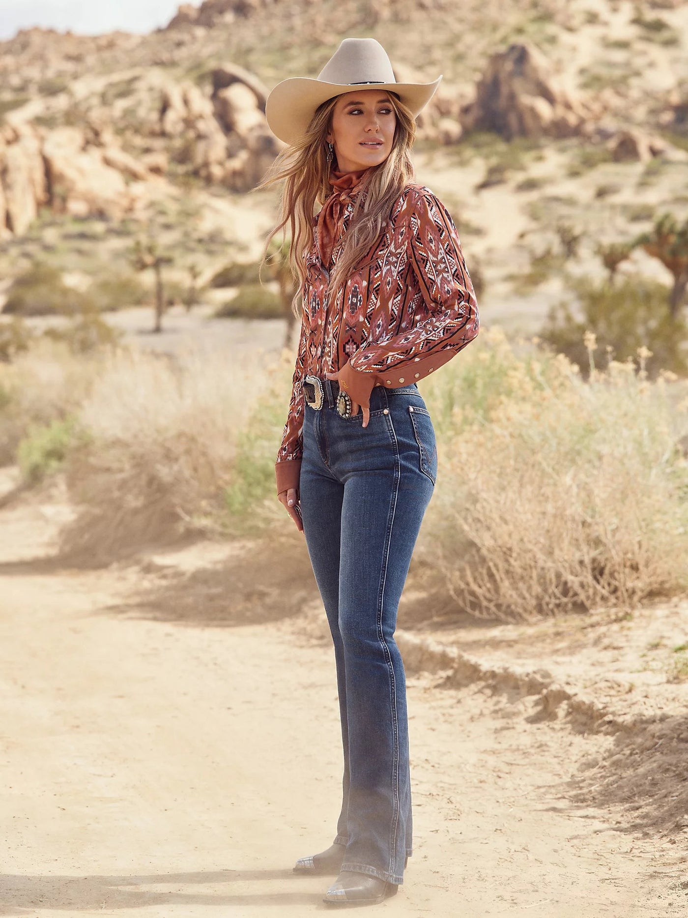 Wrangler X Lainey Wilson Baskin Blue Boot Huggers in Baskin Blue 112360614 - Southern Soule Designs