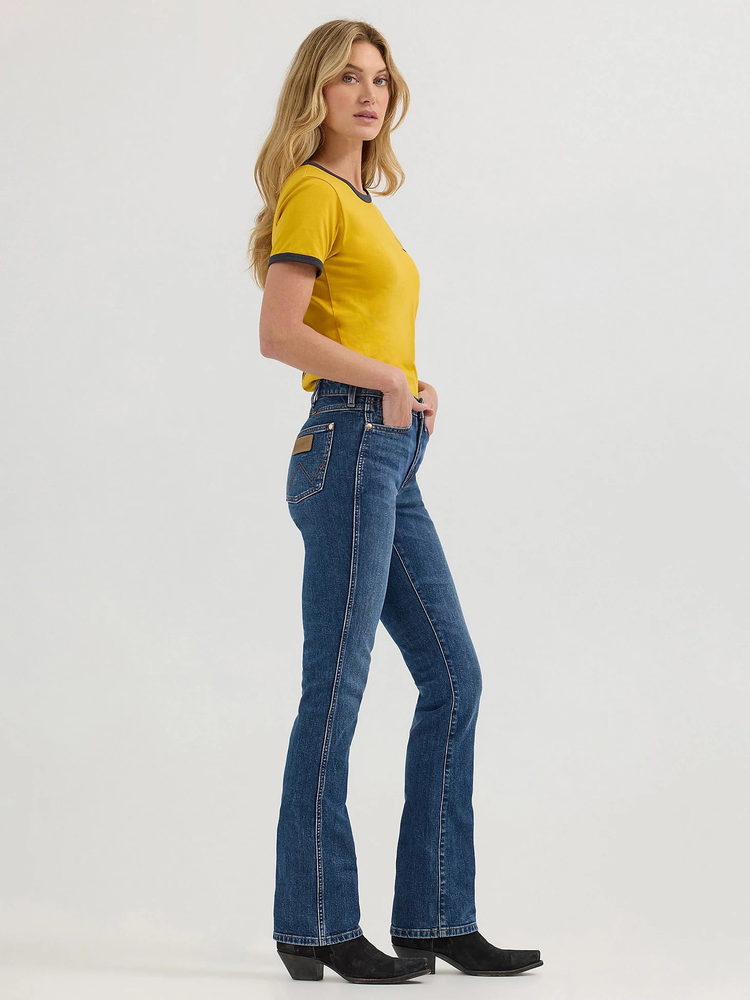Wrangler X Lainey Wilson Baskin Blue Boot Huggers in Baskin Blue 112360614 - Southern Soule Designs