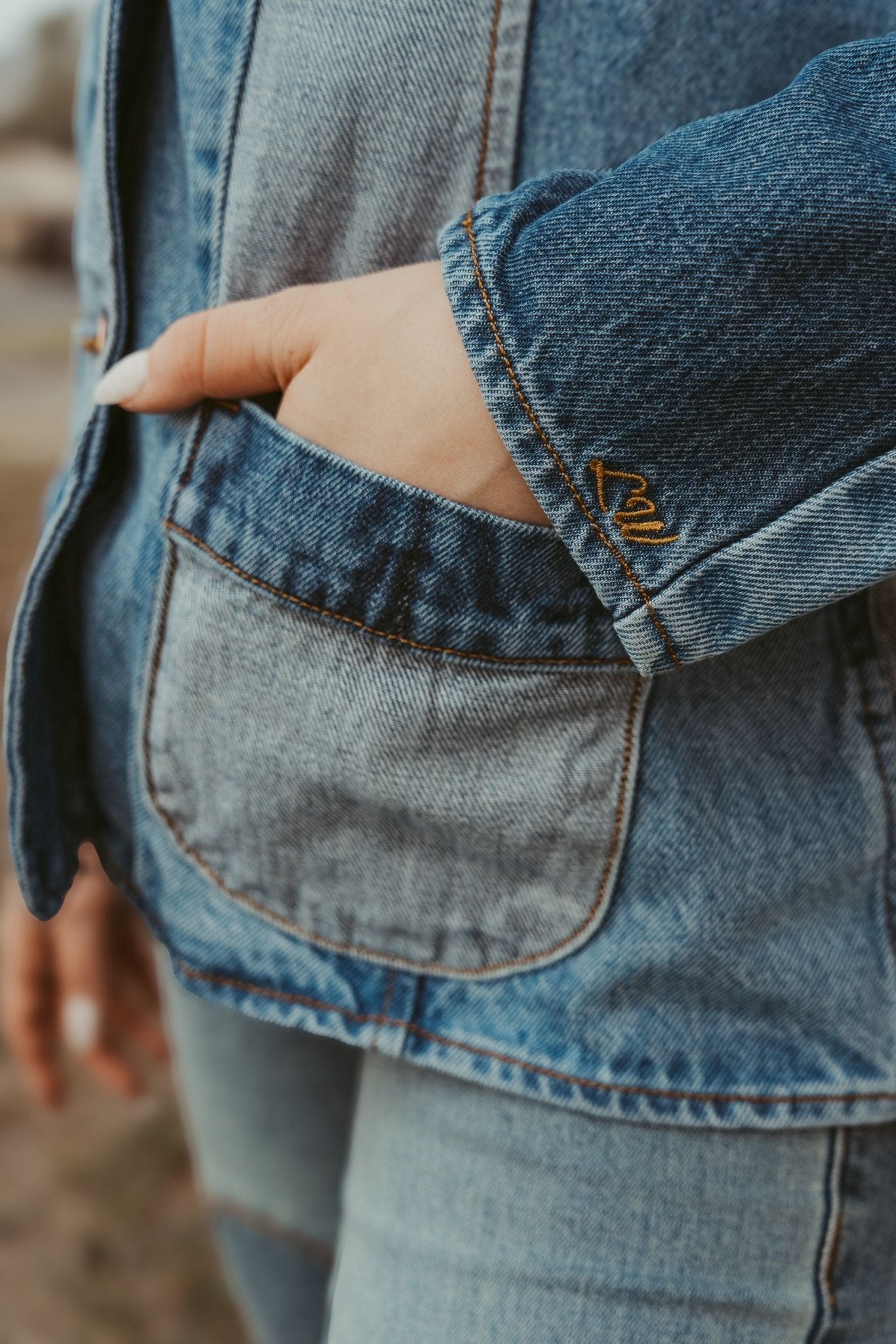 Wrangler X Lainey Wilson Patchwork Blazer in Patchwork Blue 112360673 - Southern Soule Designs