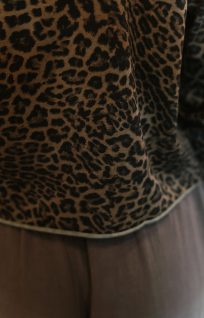 Vetiver Leopard Fremont Tee