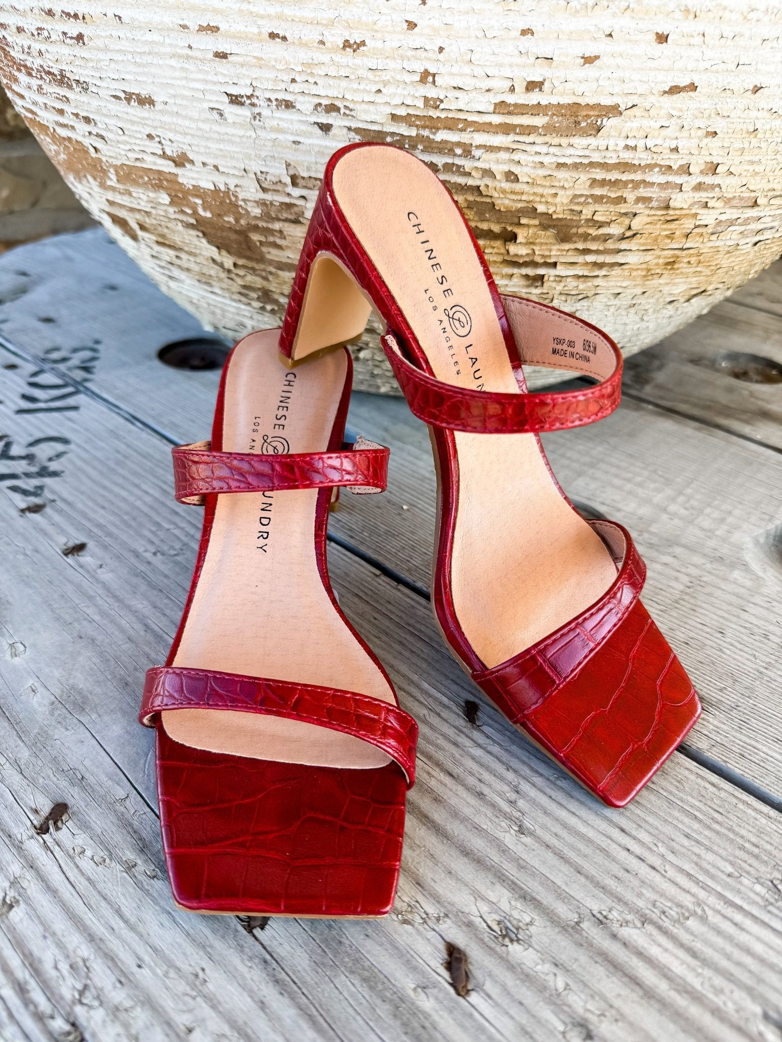 Yaya Sandal Red - Southern Soule Designs