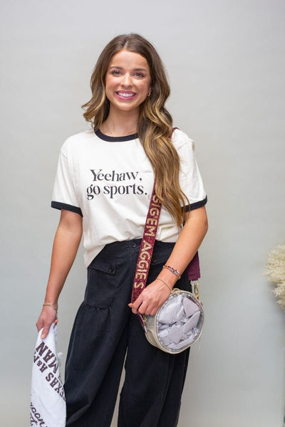 Yeehaw, Go Sports Tee - Southern Soule Designs