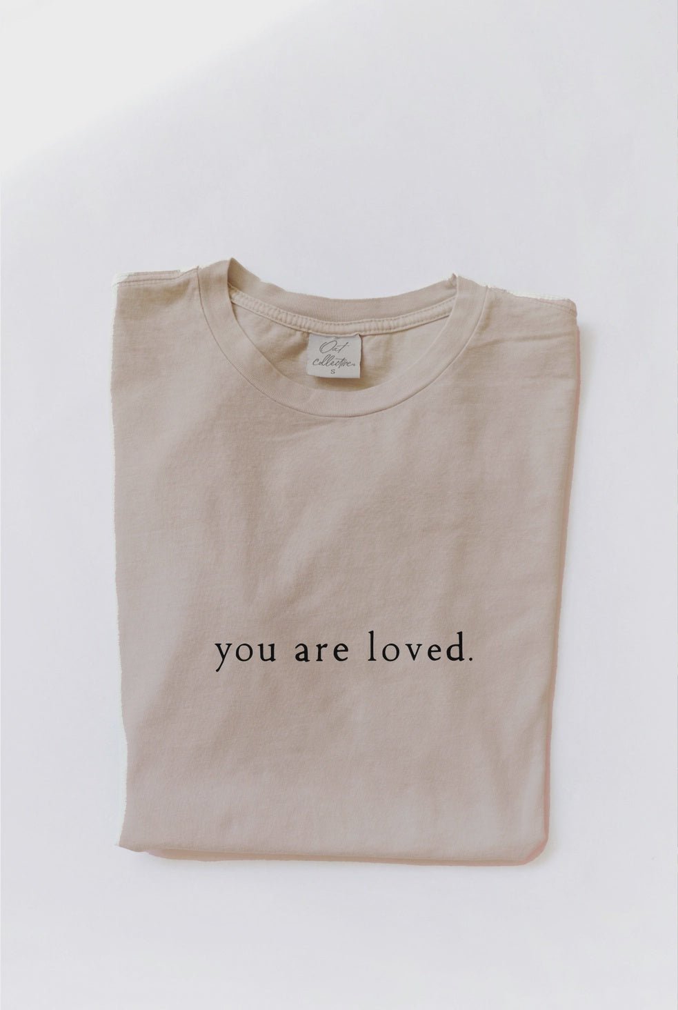 You are Loved Lt. Tan Tee - Southern Soule Designs