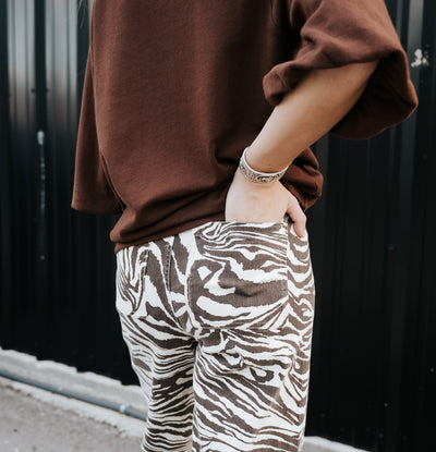 Zebra Print Pants P5255 - Southern Soule Designs