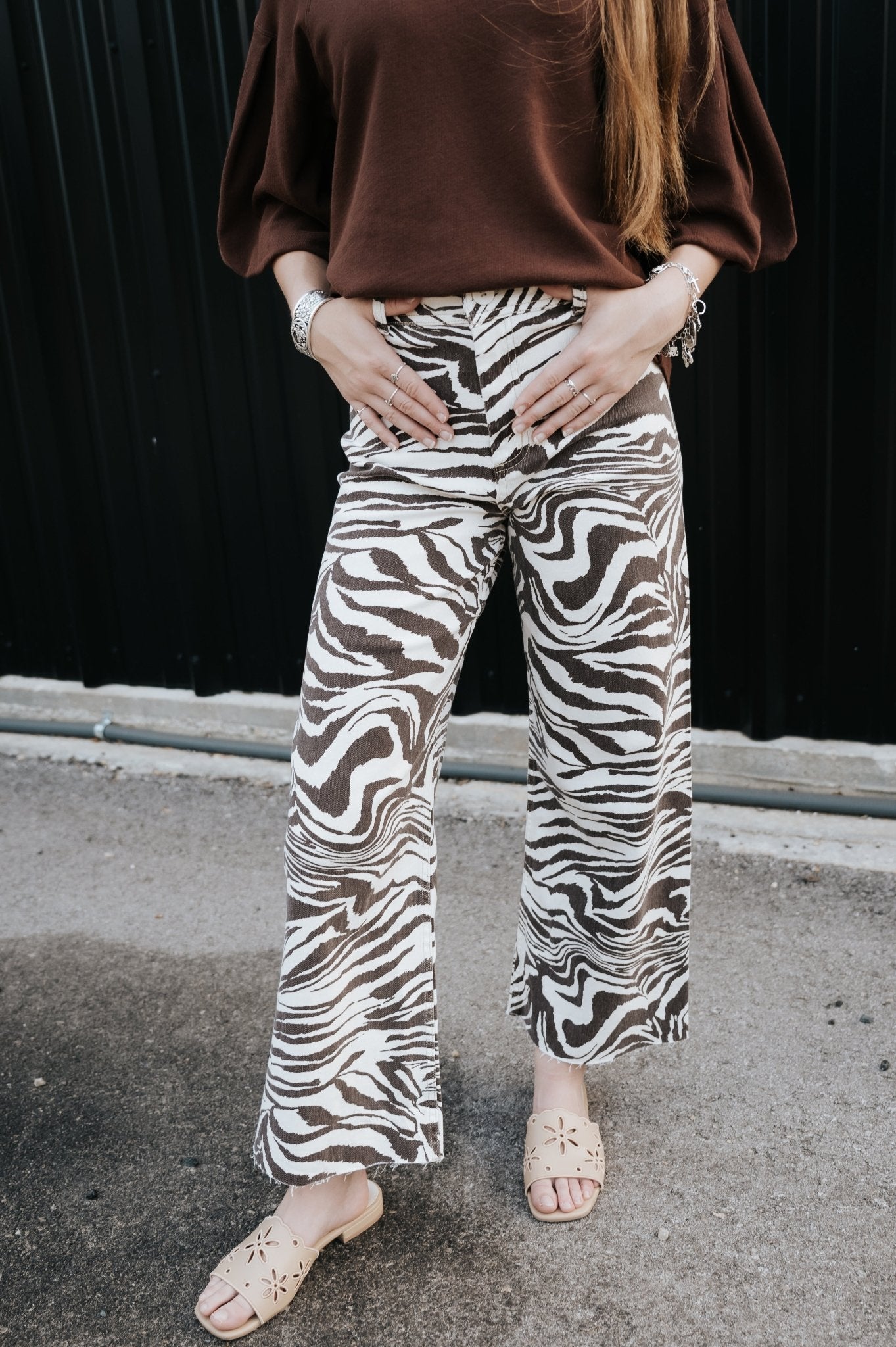 Zebra Print Pants P5255 - Southern Soule Designs