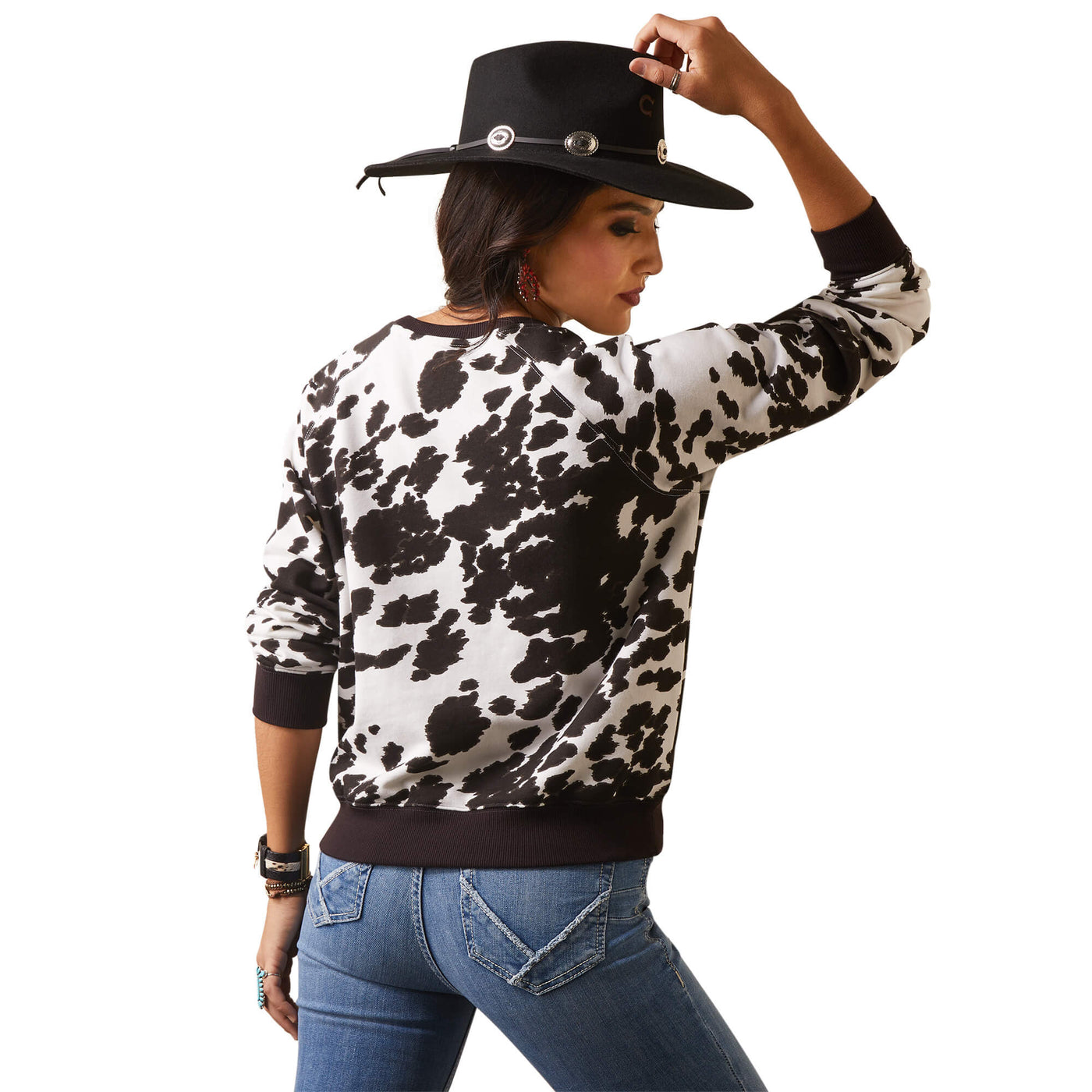 Ariat WMS Sweatshirt Holstein Cow