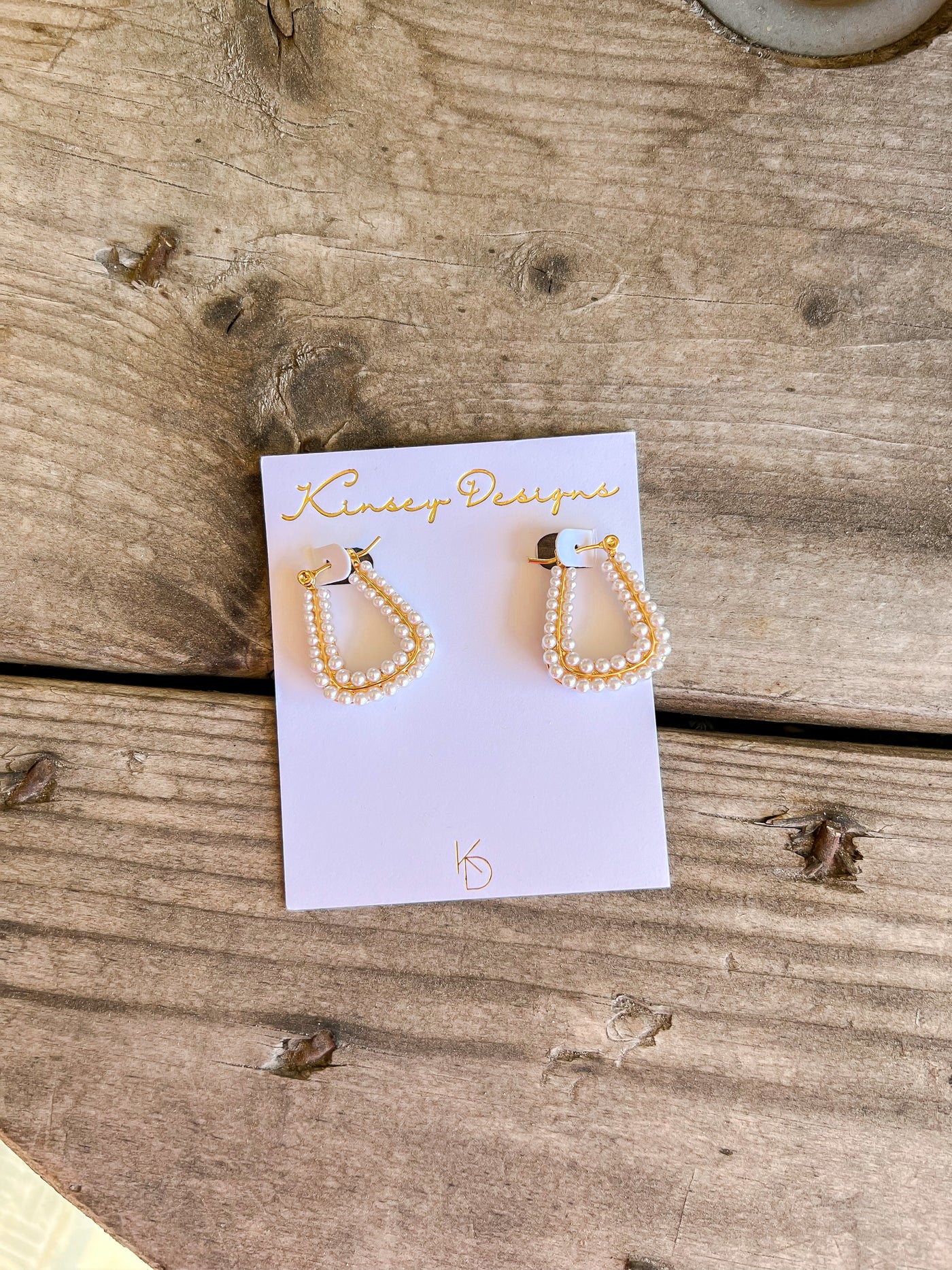 Kinsey Designs Angla Hoop Earrings Gold