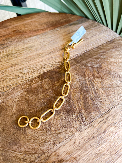 Julie Vos Trieste Link Bracelet Gold