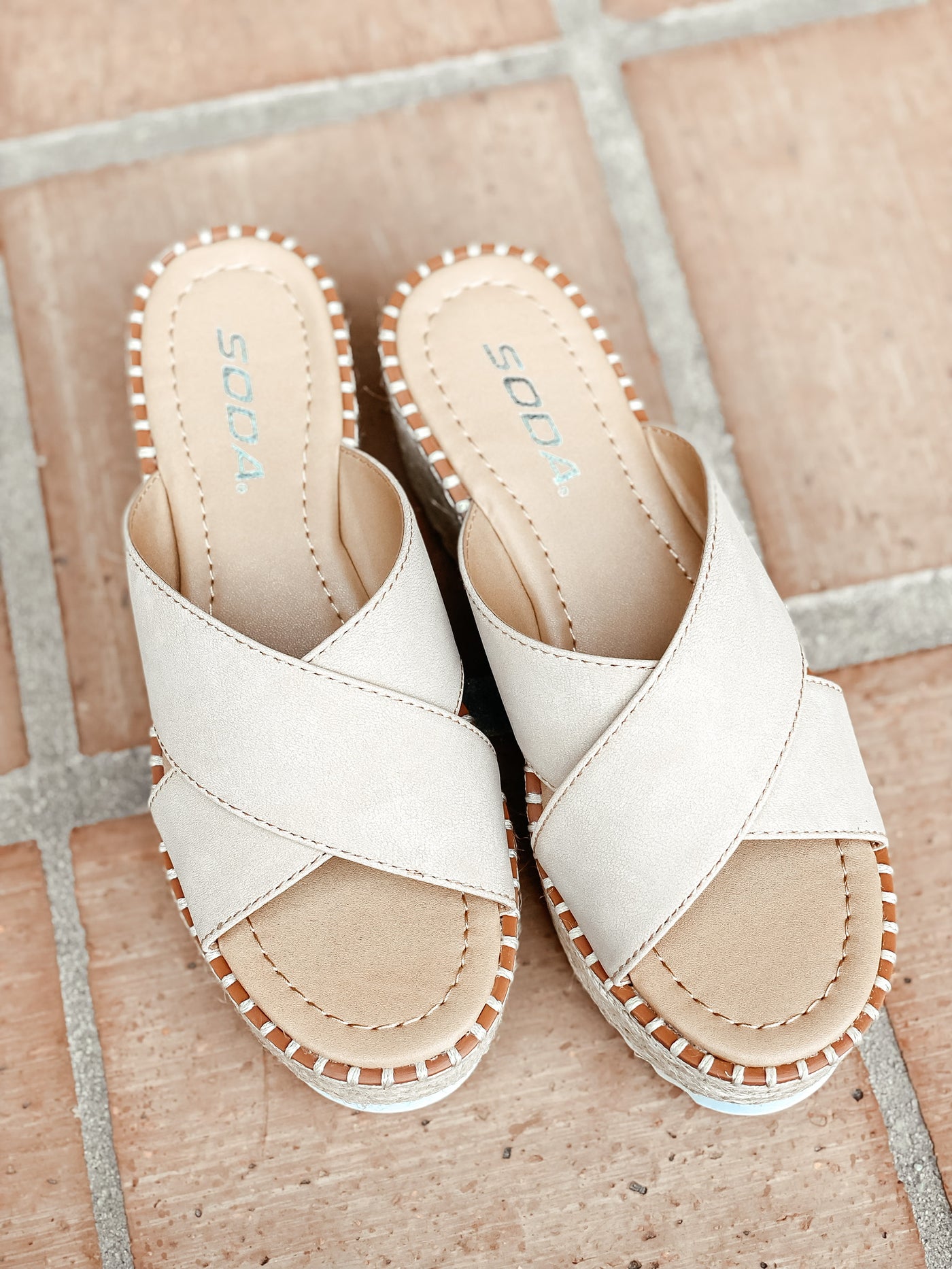 Summer Blonde Platform Sandals