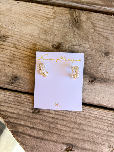 Kinsey Designs Bellin Hoop Earrings Gold