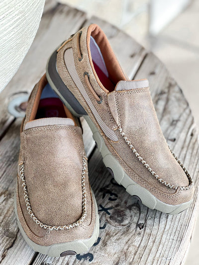 Twisted X Slip On Driving Moc