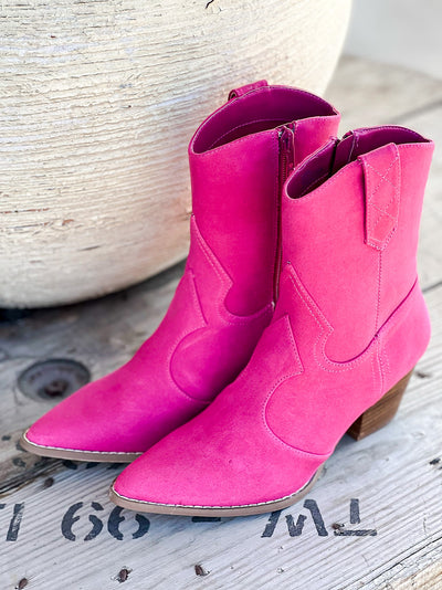Bambi Hot Pink Bootie