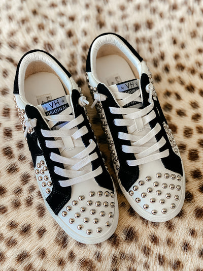 Vintage Havana Angie Silver Studded Low Top