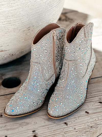 Corky’s Shine Bright Clear Stone Booties