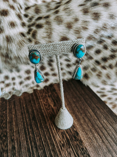 Elouise Kee Navajo Turq earrings