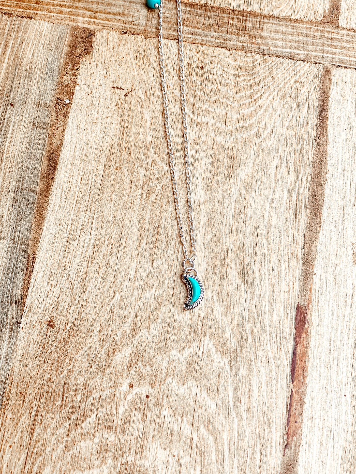 Moon Turquoise Necklace