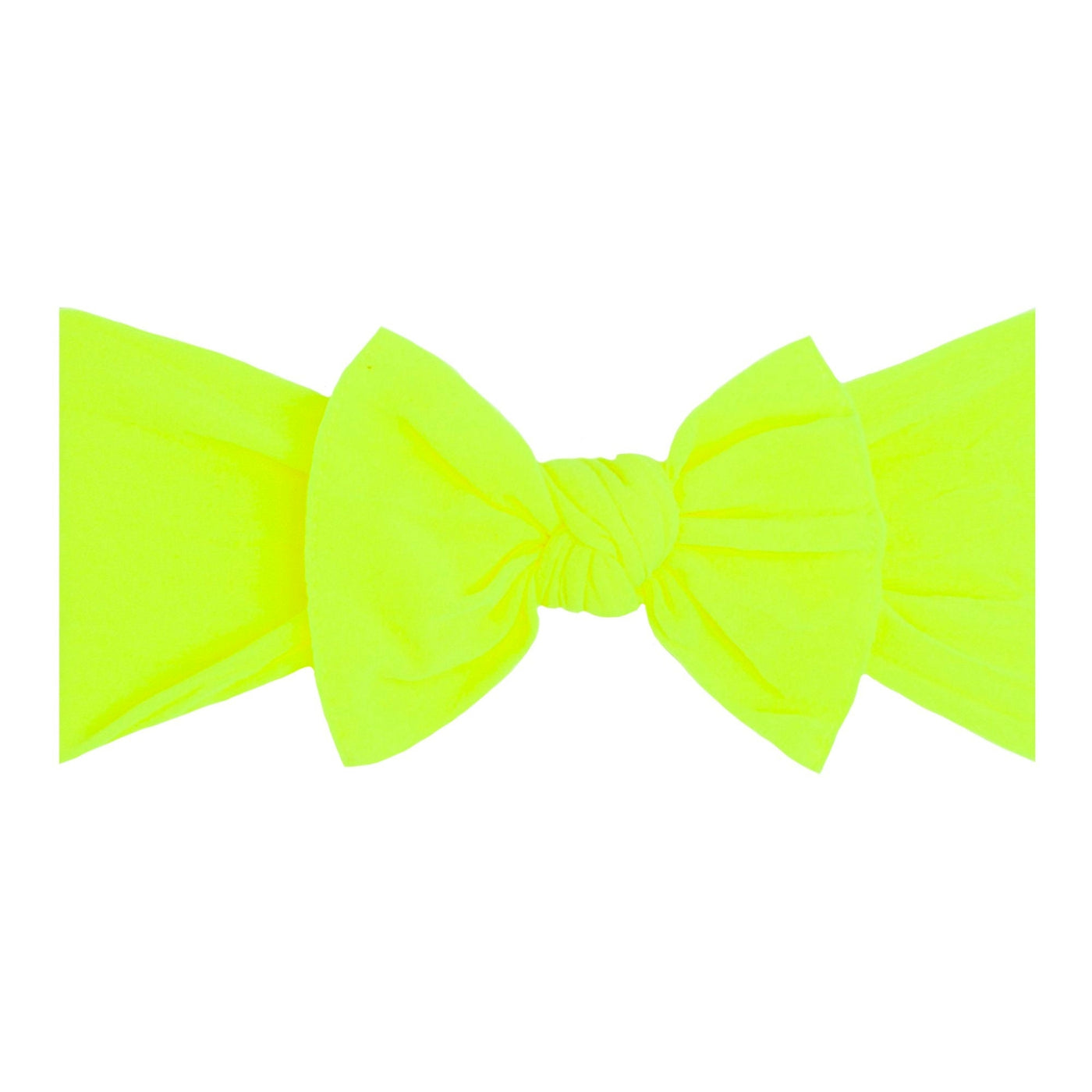 Neon Yellow Knot Headband