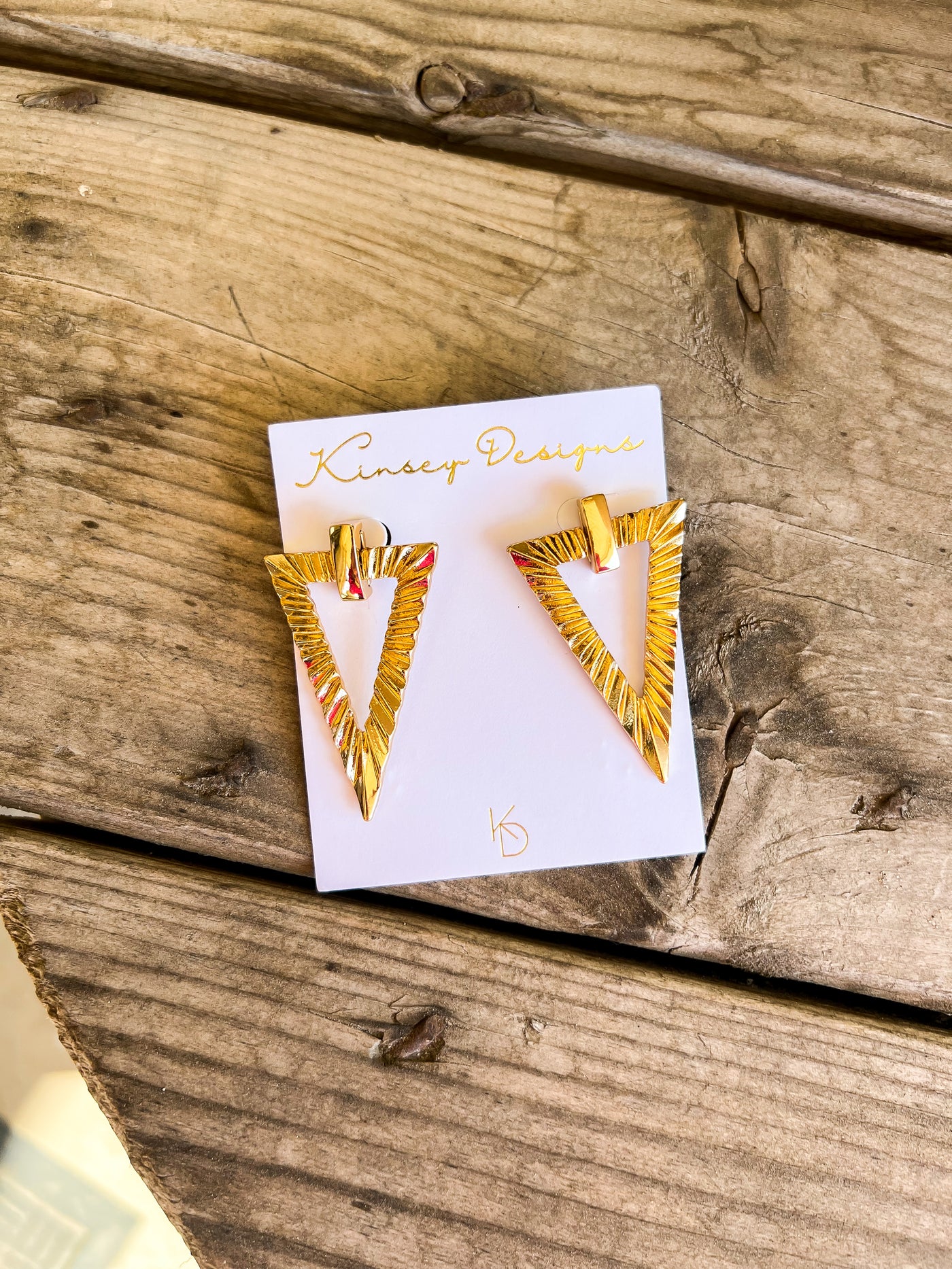 Kinsey Designs Collin Earrings Gold